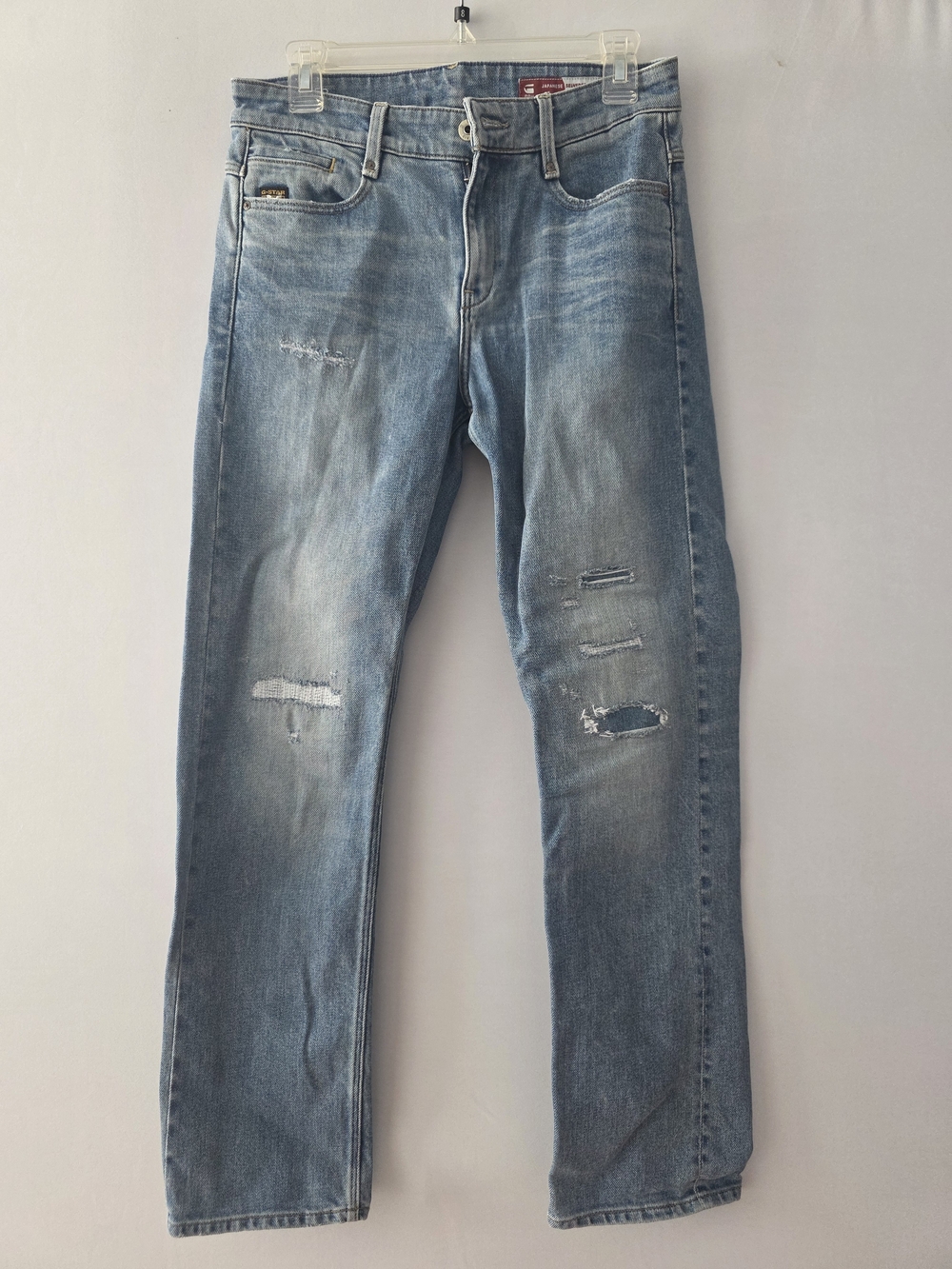 G-Star Boot Cut Light Blue Distressed Jeans